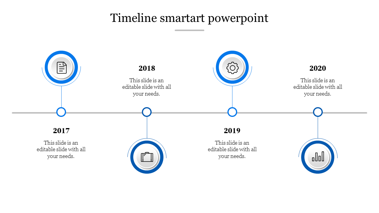 timeline powerpoint download-4-Blue